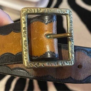 Vintage leather belt